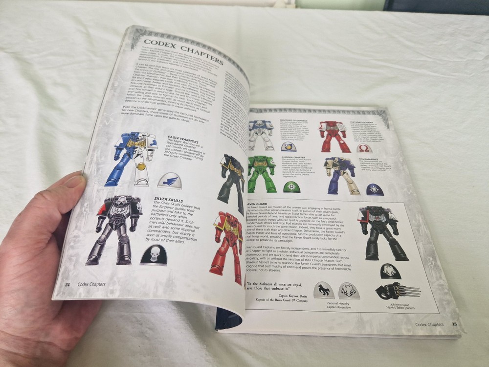 Warhammer 40K SPACE MARINES Codex Softcover 2009 Games Workshop OOP VGC