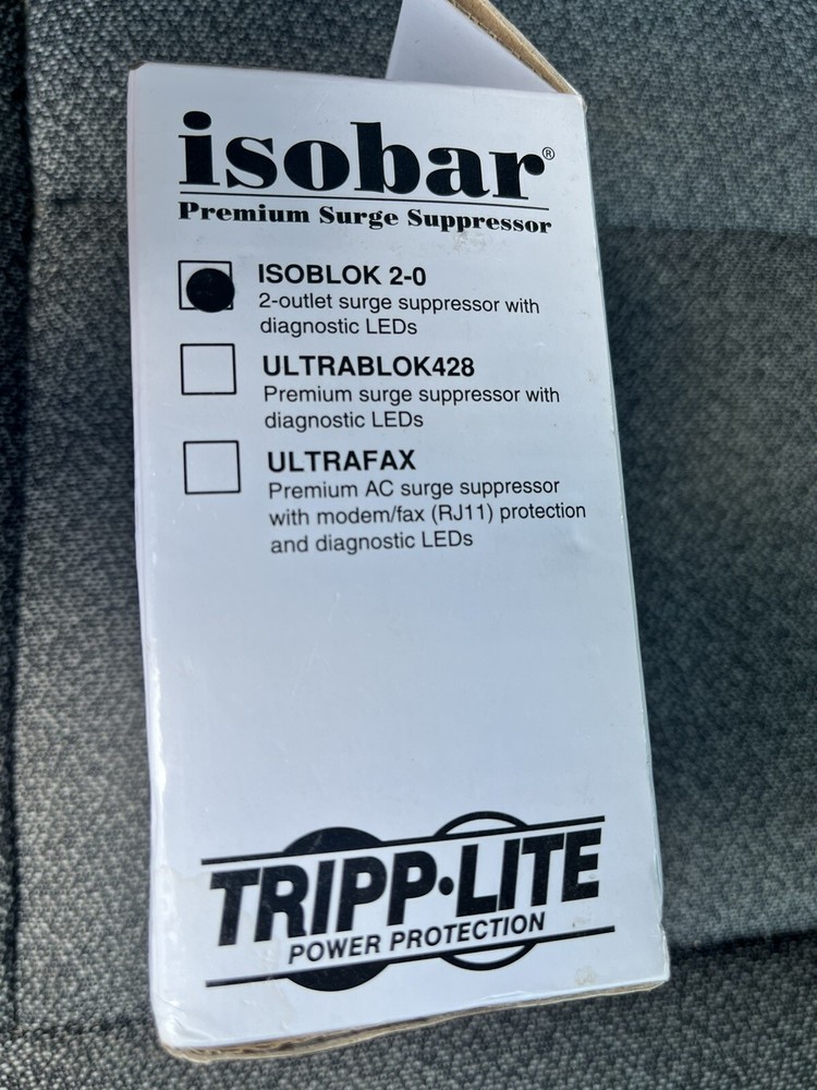 tripp lite surge protector isobar