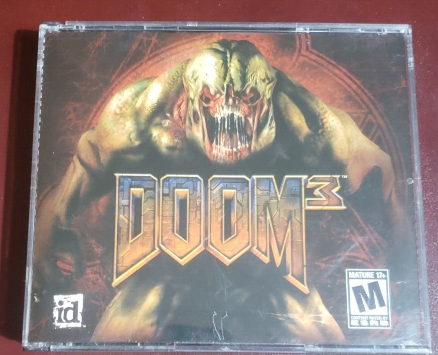 Doom 3 PC CD ROM   3 CD's and Product Key