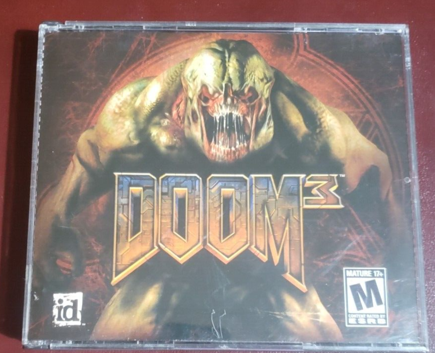 Doom 3 PC CD ROM 3 CD's and Product Key