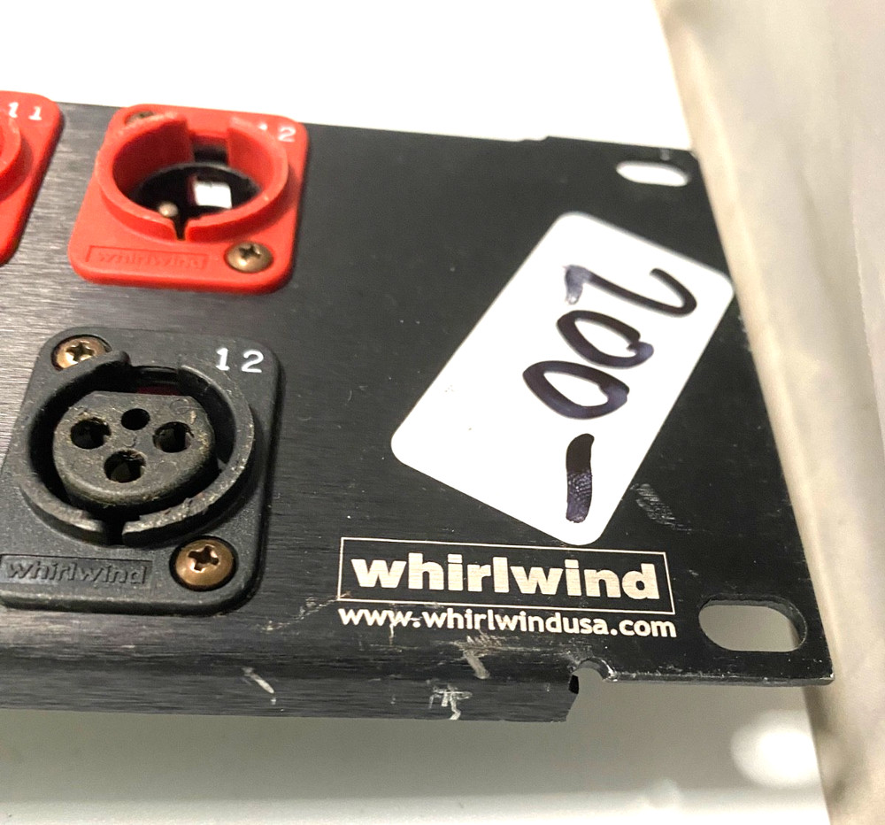 Whirlwind Lot of 2 Patch Panel Wired Covers Working