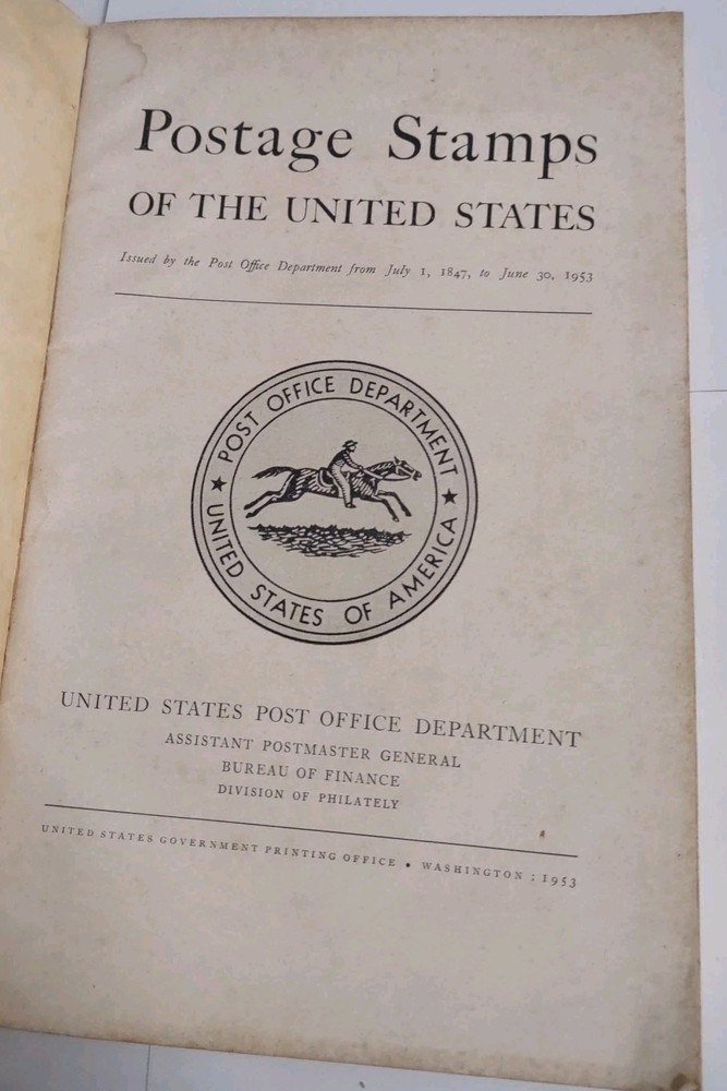 Postage Stamps of the United States 1847-1953, Green Softcover Catalog Guide