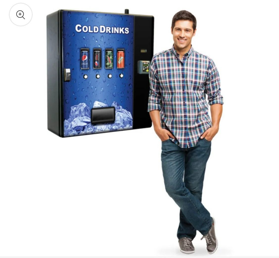 Slim Drinks Vending Machine, Wall Mounted cooler Drinks Vending Machine