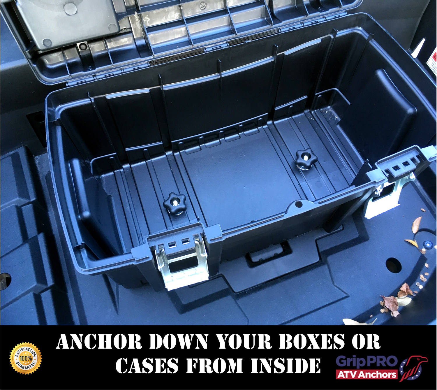 Fits POLARIS RZR Lock and Ride ATV Tie Down Anchor 4-Pack KNOB or Sportsman UTV