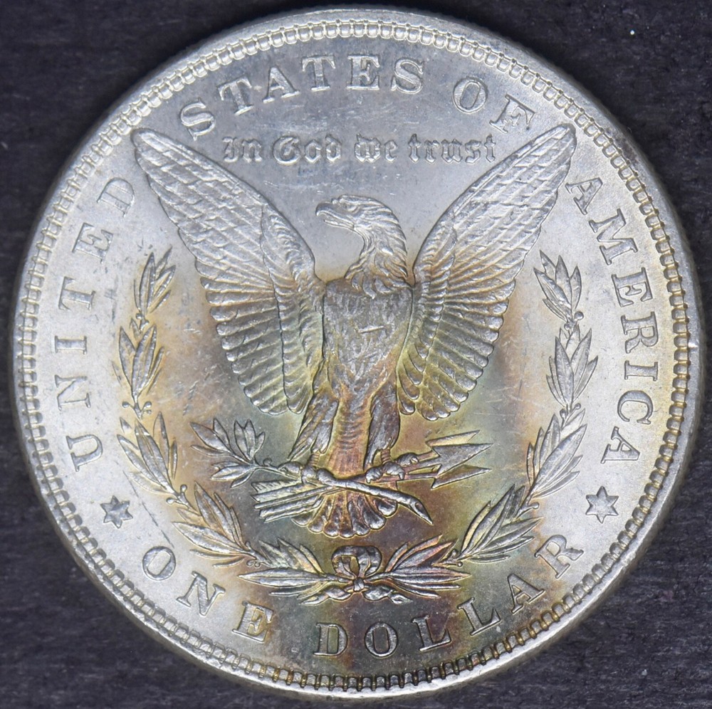 1882 Morgan Silver Dollar Toned - ✪COINGIANTS✪