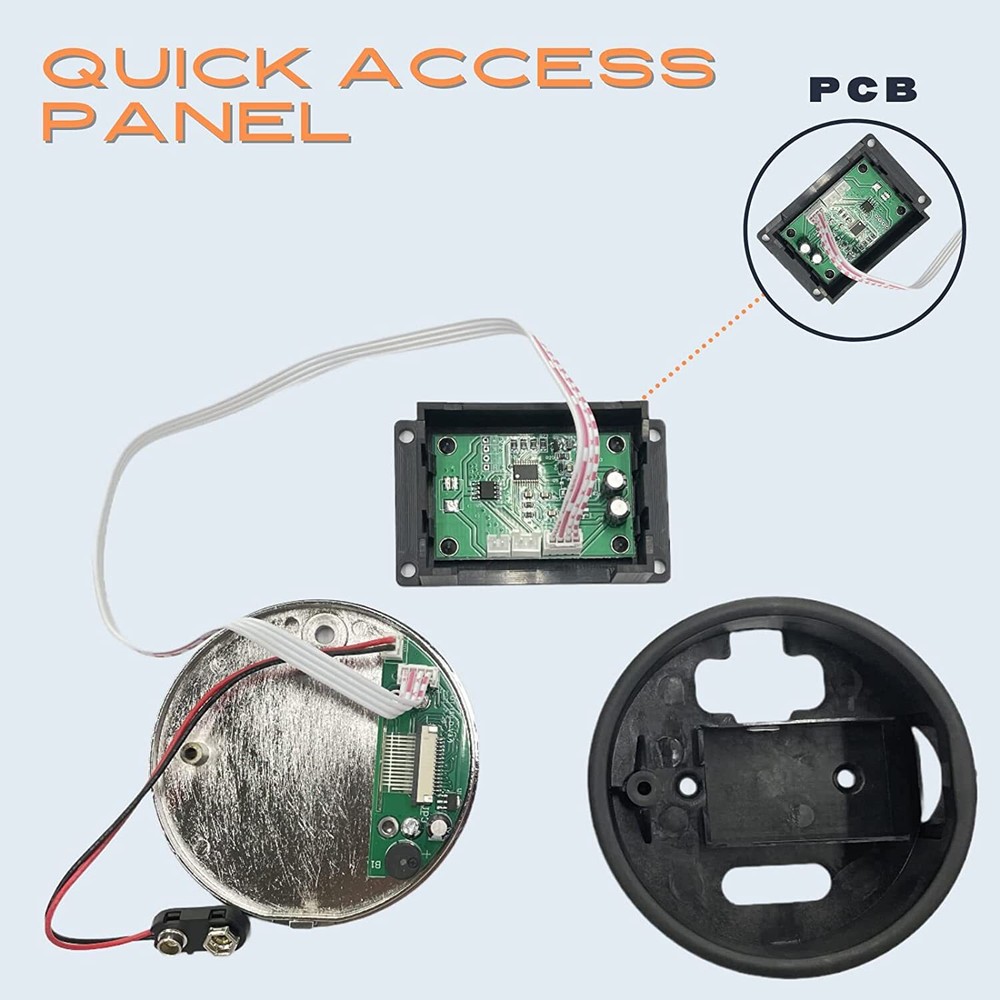 Replacement Mesa MSL500 Electronic Safe Lock 2 Override Keys Solenoid Lock