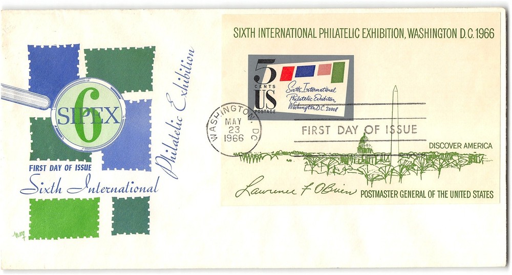 US #1311 FDC, 1966, Marg