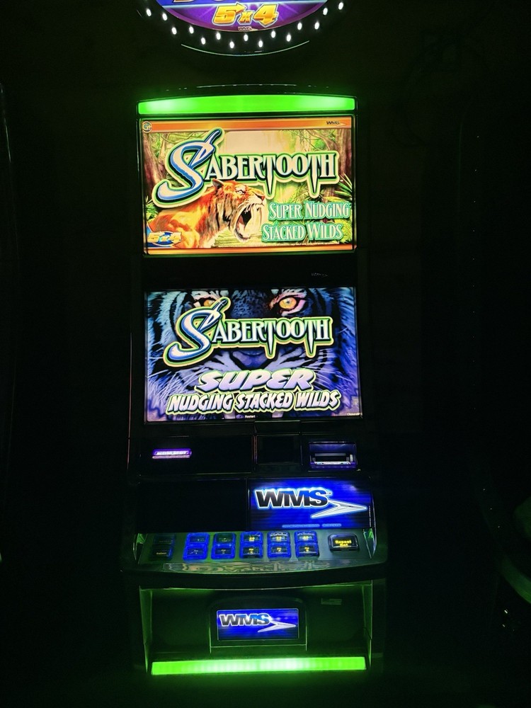 WMS BB2 SABERTOOTH SLOT MACHINE SOFTWARE GAME CARD ONLY NUDGING WILDS FUN TESTED