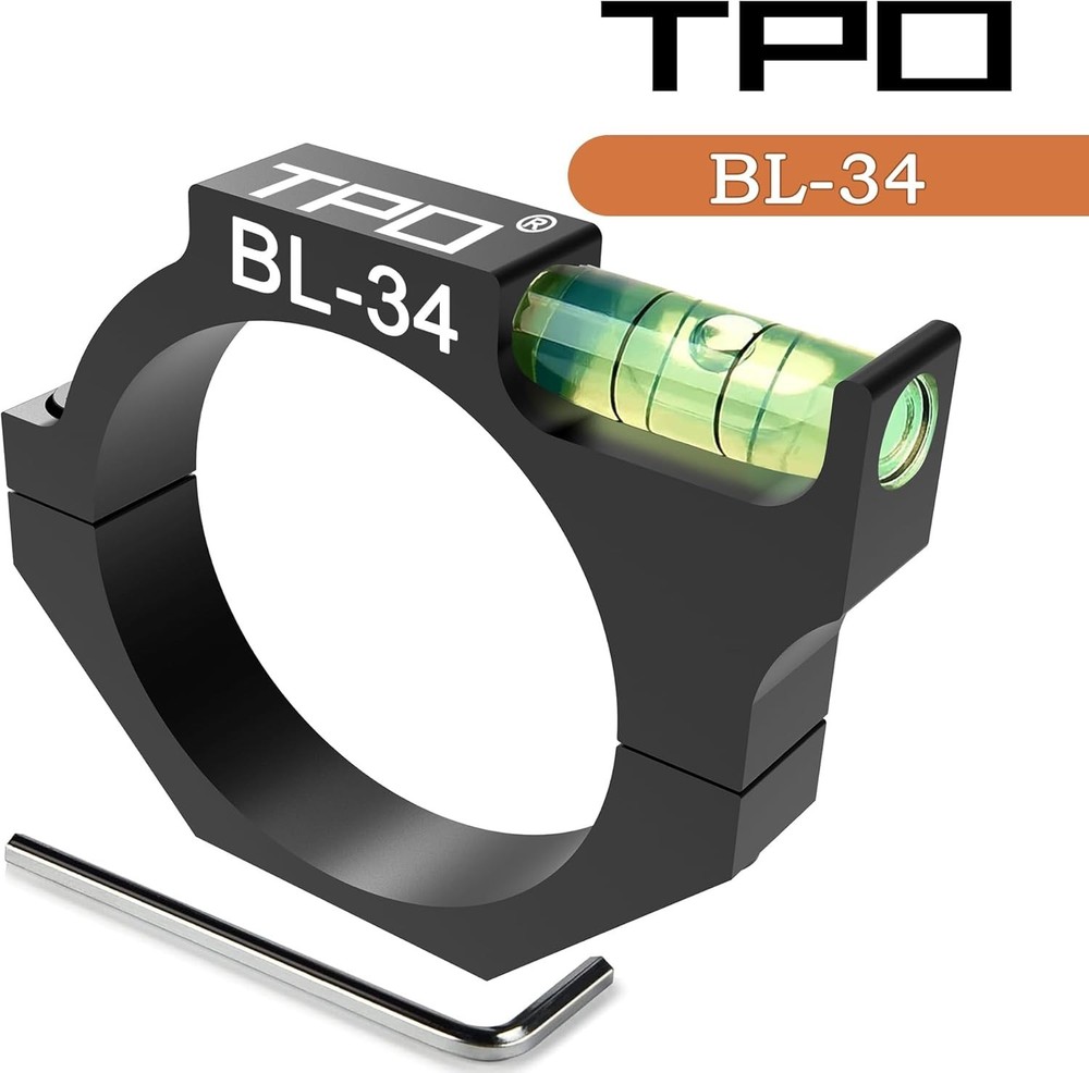 34mm Anti-Cant Scope Bubble Level for Precision Long-Range Shooting
