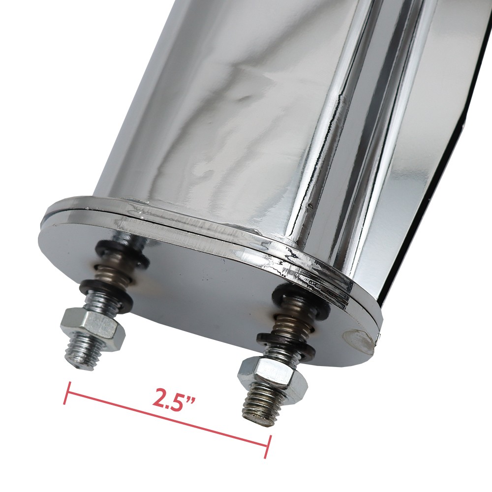 Chrome-plated Slanted Mud Flap Bracket For Semi-trailers