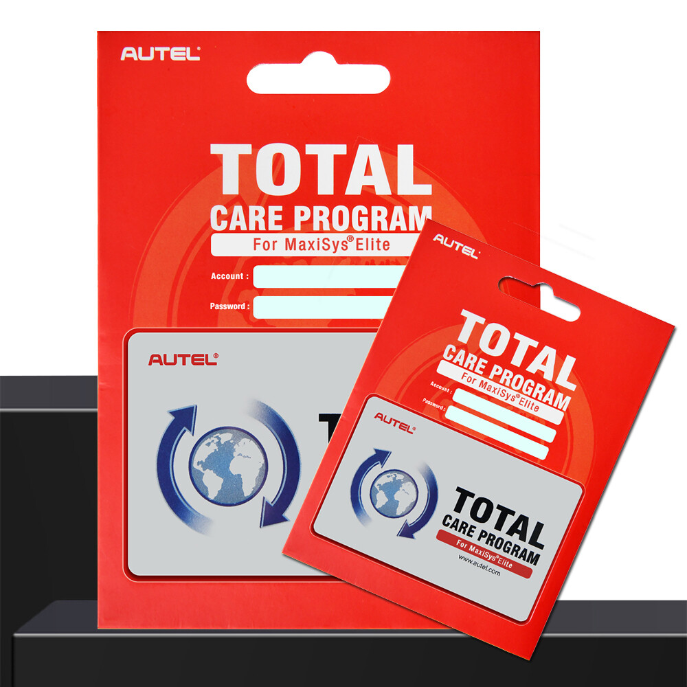 Autel Maxisys Elite One Year Update Service Total Care Program MS Elite TCP Card