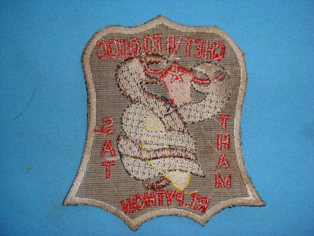 VIETNAM WAR PATCH, US 5th SF MACV SOG RT. PYTHON