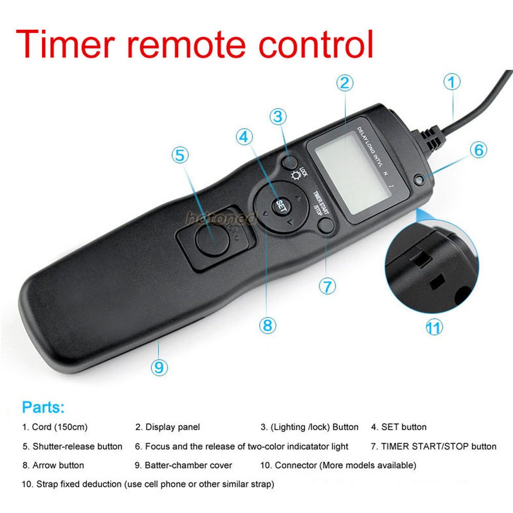 NEW Timer Remote Control Shutter Release RM-VPR1 For Sony A7 A7R A5000 A6000 A58