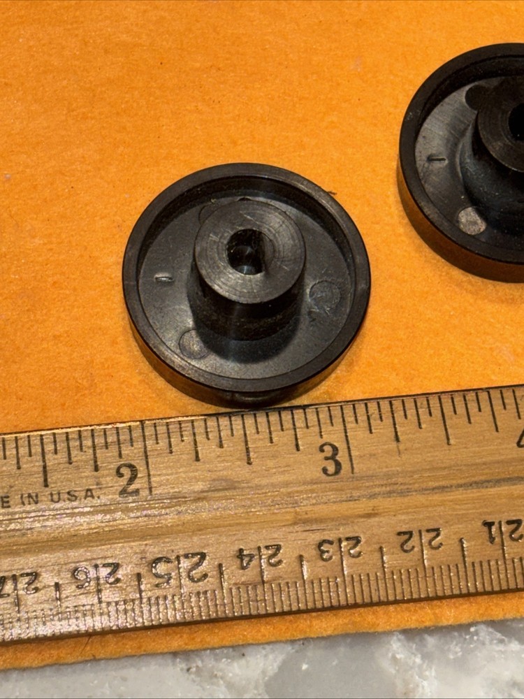 3 Vintage Radio Knobs