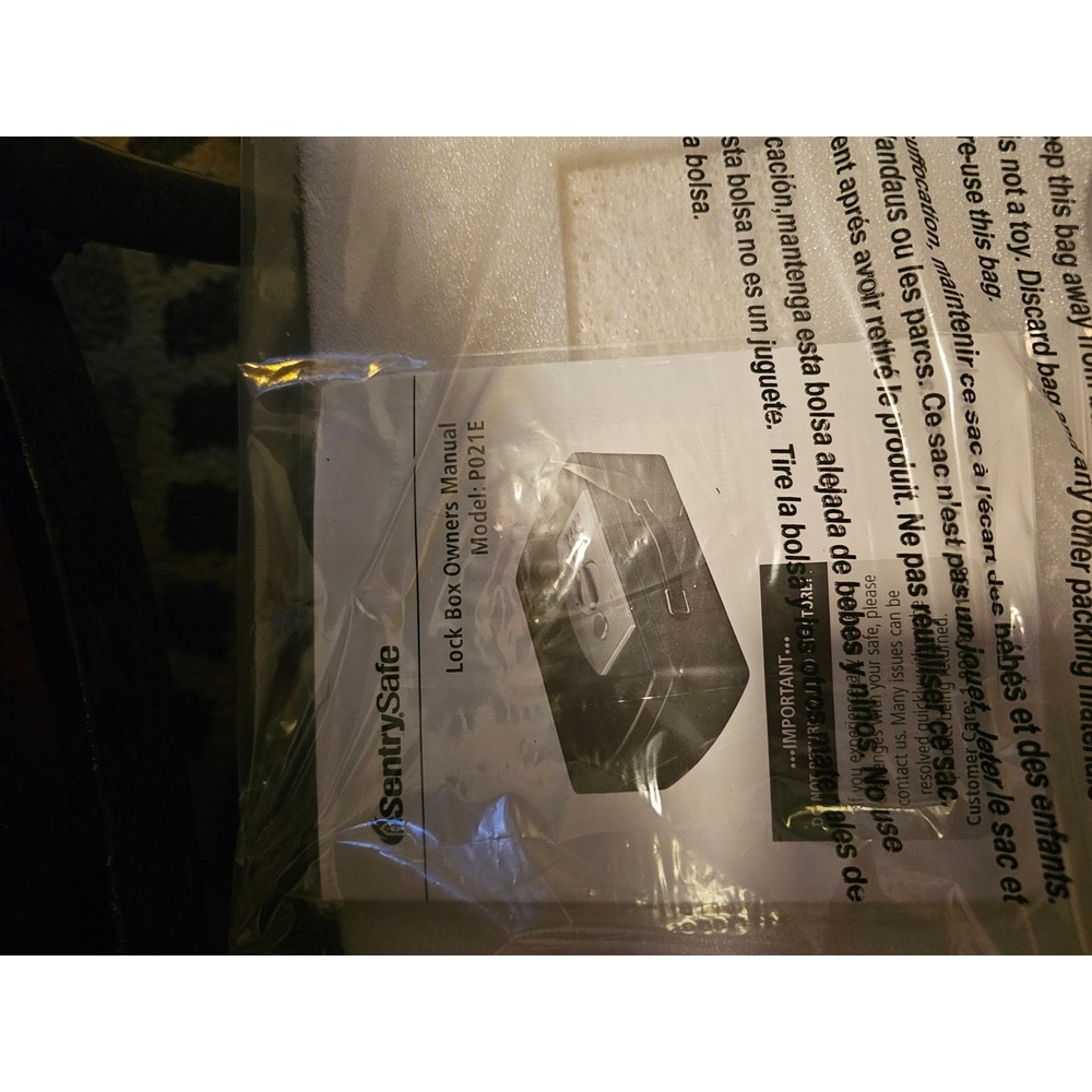 NEW SentrySafe P021E Portable Security Safe Box Programmable Digital Keypad