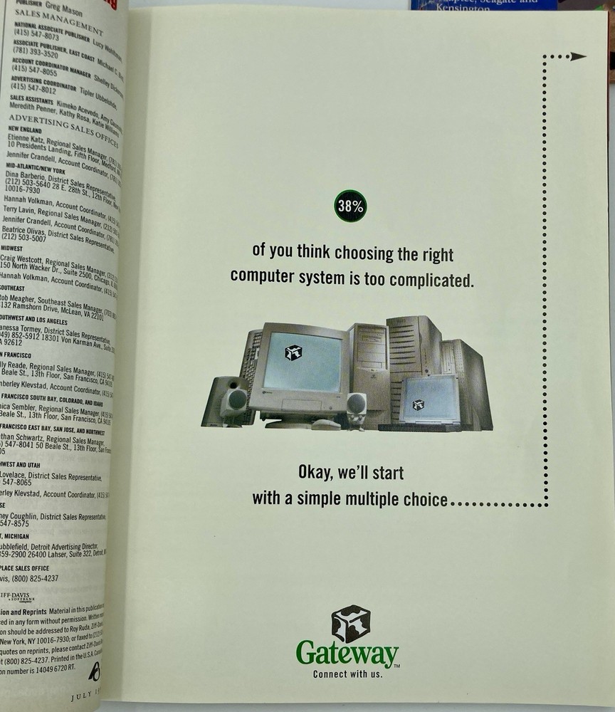 Vtg Lot Computer Magazines: PC Computing, COMPUTE! etc 1980s-90s, Advertisements