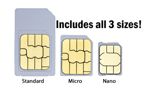 MetroPCS Sim Cards Triple Cut For testing or insert sim , wifi READ DESCRIPTION