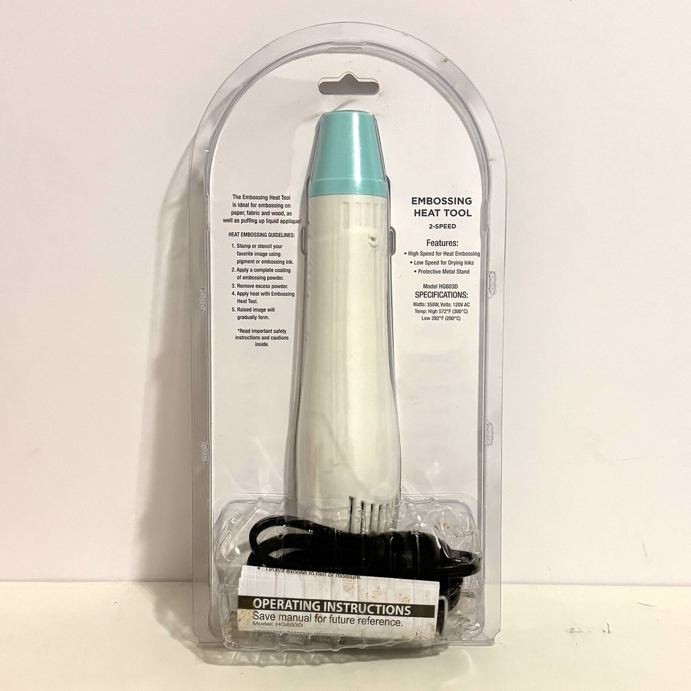 Craft Tools 2-Speed Embossing Heat Tool Model HG603D - New Sealed