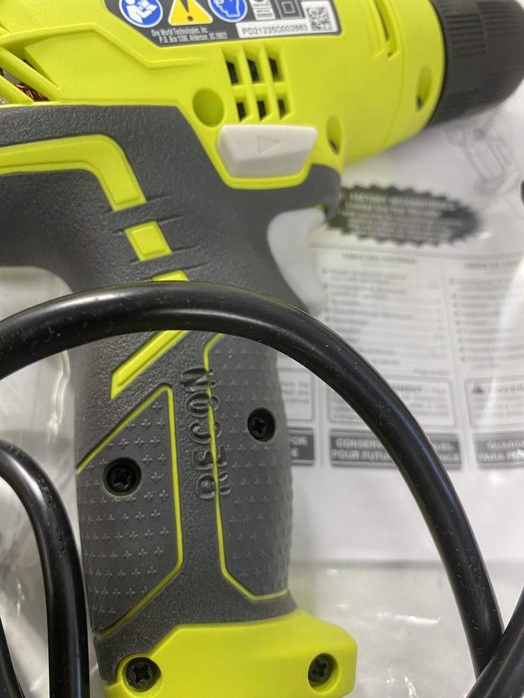 Ryobi 3/8 Inch Corded Drill 4.5 Amp Variable Speed Trigger D43K Keyless Chuck