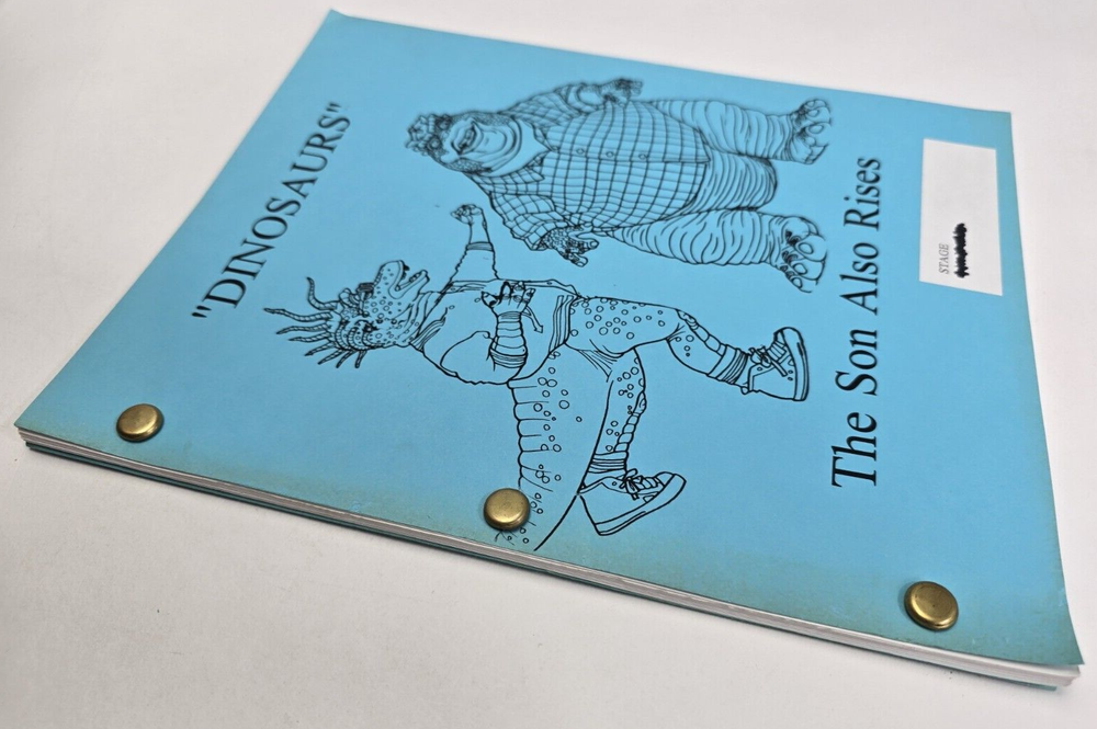 DINOSAURS / Dave Caplan 1992 TV Script, Jim Henson "The Son Also Rises"