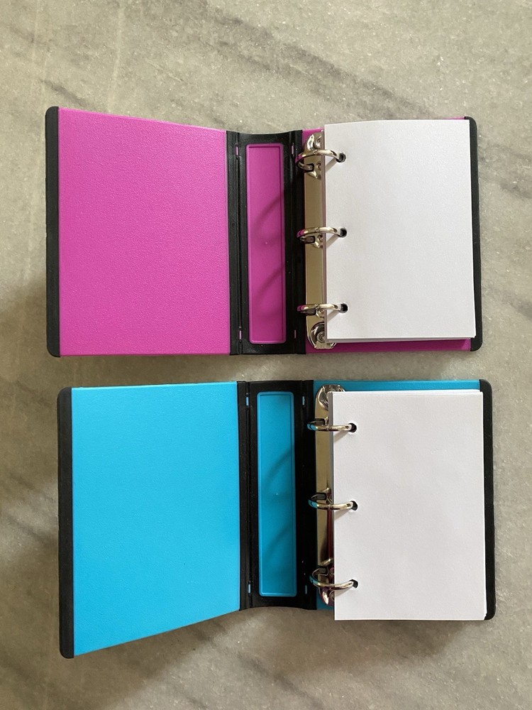 Lot Staples Micro Binders With Unlined Sheets & Mini Composition Notebooks