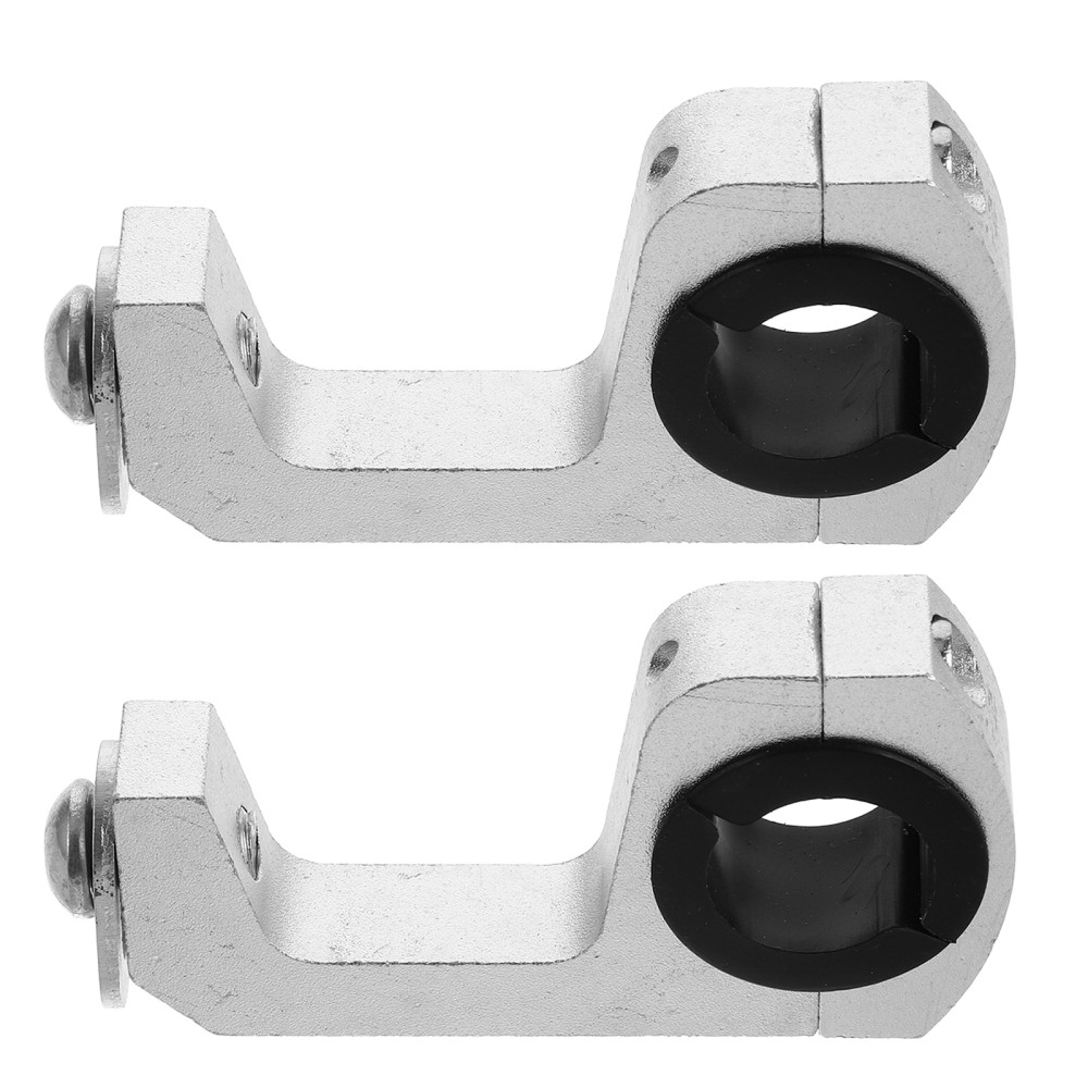 2 Pcs Motorcycle Handguards Clamp Handlebar Bracket for Accessory Mounts