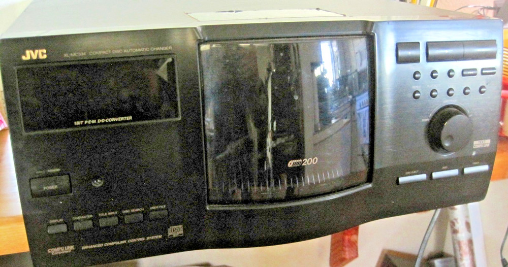 💿 JVC XL-MC334 200 Disc CD Player Changer Works