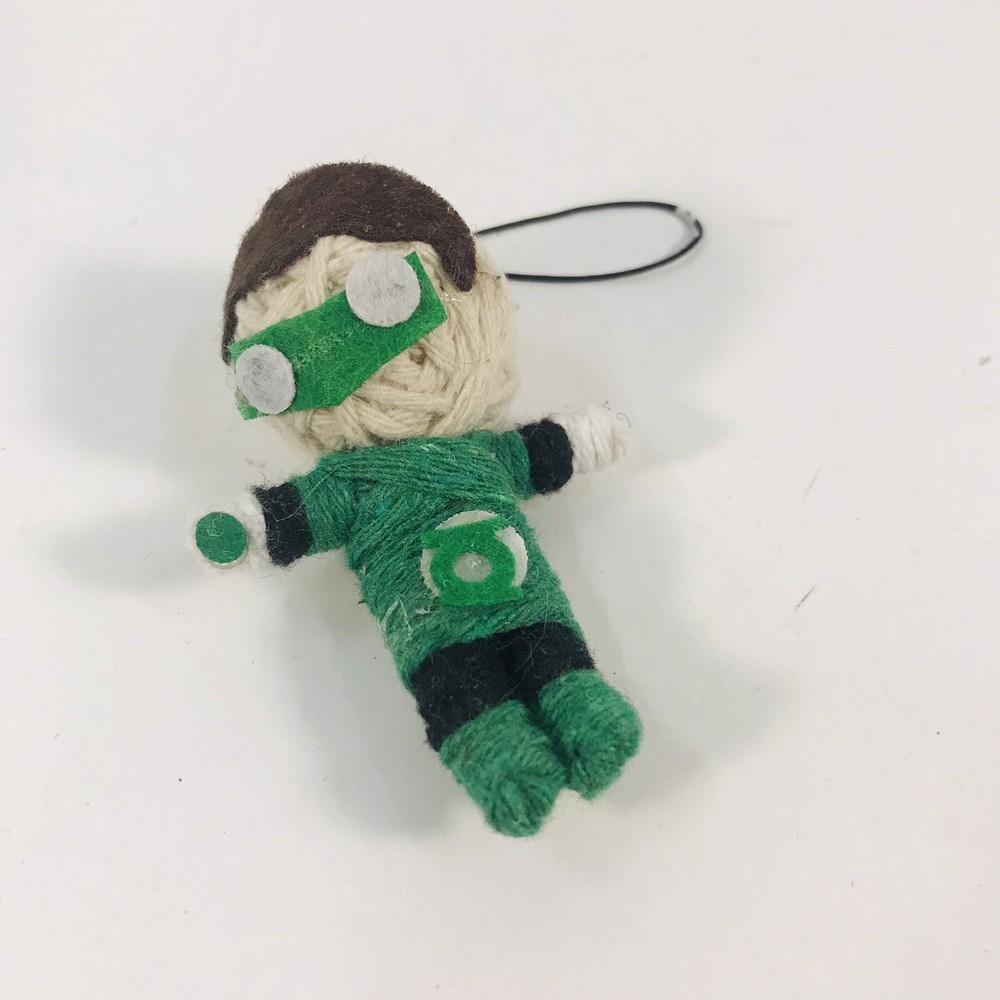DC Comics Green Lantern String Doll Keychain Voodoo Phone Charm Figure 2.5”