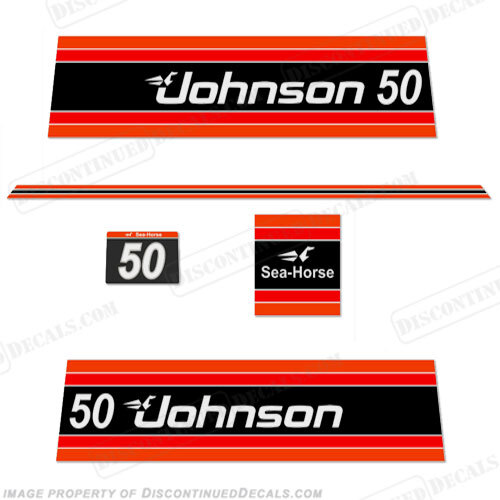 Fits Johnson 1981 50hp Decals