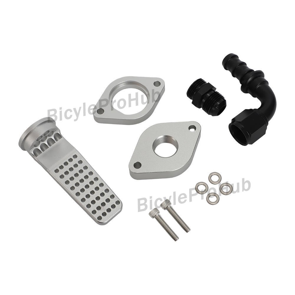 For 2011-23 Ford 6.7L Powerstroke CCV Baffle Internal Catch Can w/ Connector Kit