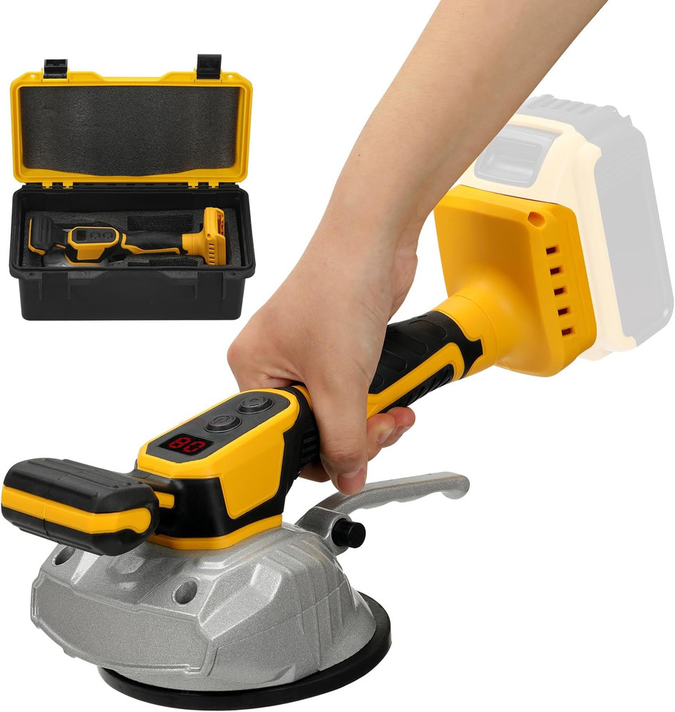 Cordless Tile Vibration Leveling Machine for Dewalt 20V Battery, Portable Tile V