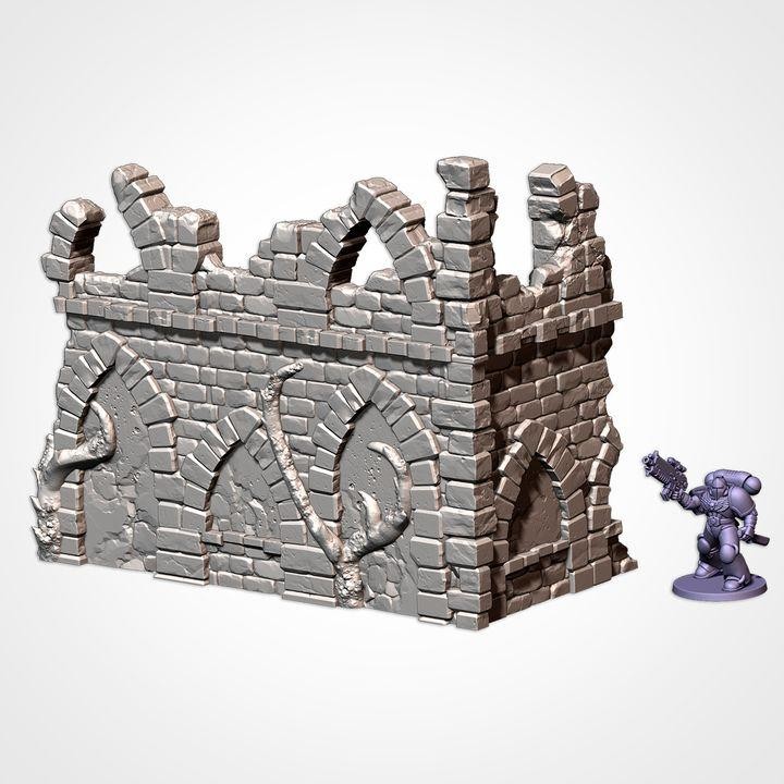 Abandoned Ruins GW 40K Terrain Set (10th Edition)