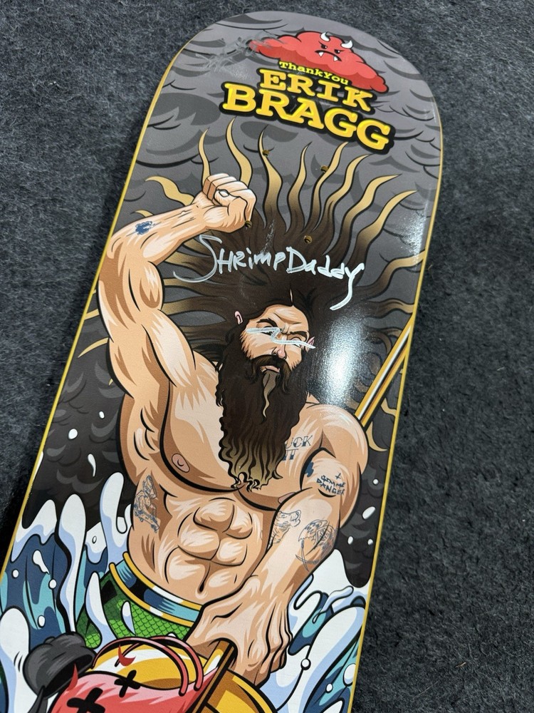 Thankyou Skateboard Deck Erik Bragg Signed