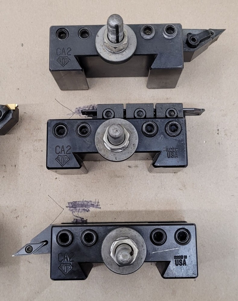 Aloris CA Quick Change Tool Post – 8 Piece Set