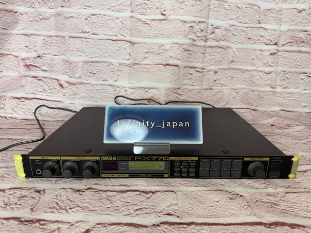 YAMAHA FX770 Multi Effects Processor Rack Unit for Guitar fast ship From japan