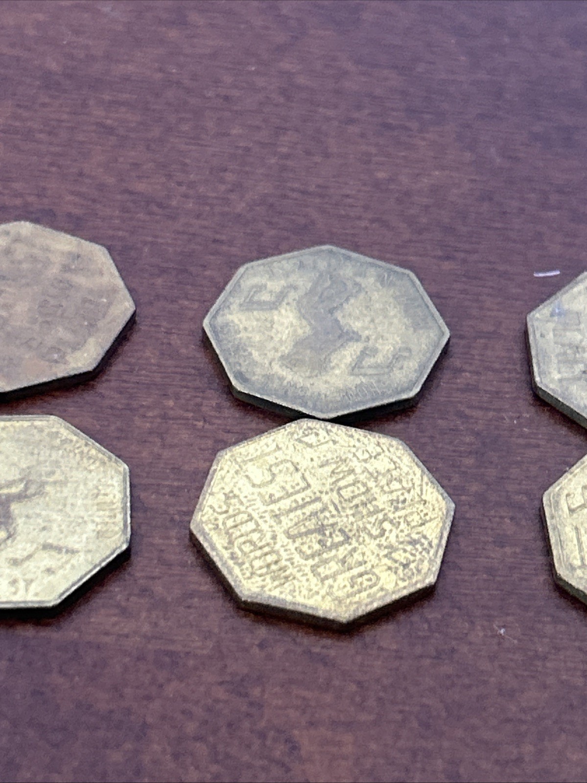 New York City NY Show World Center - 8th Ave & 42nd St Peep Show Token Lot Of 15