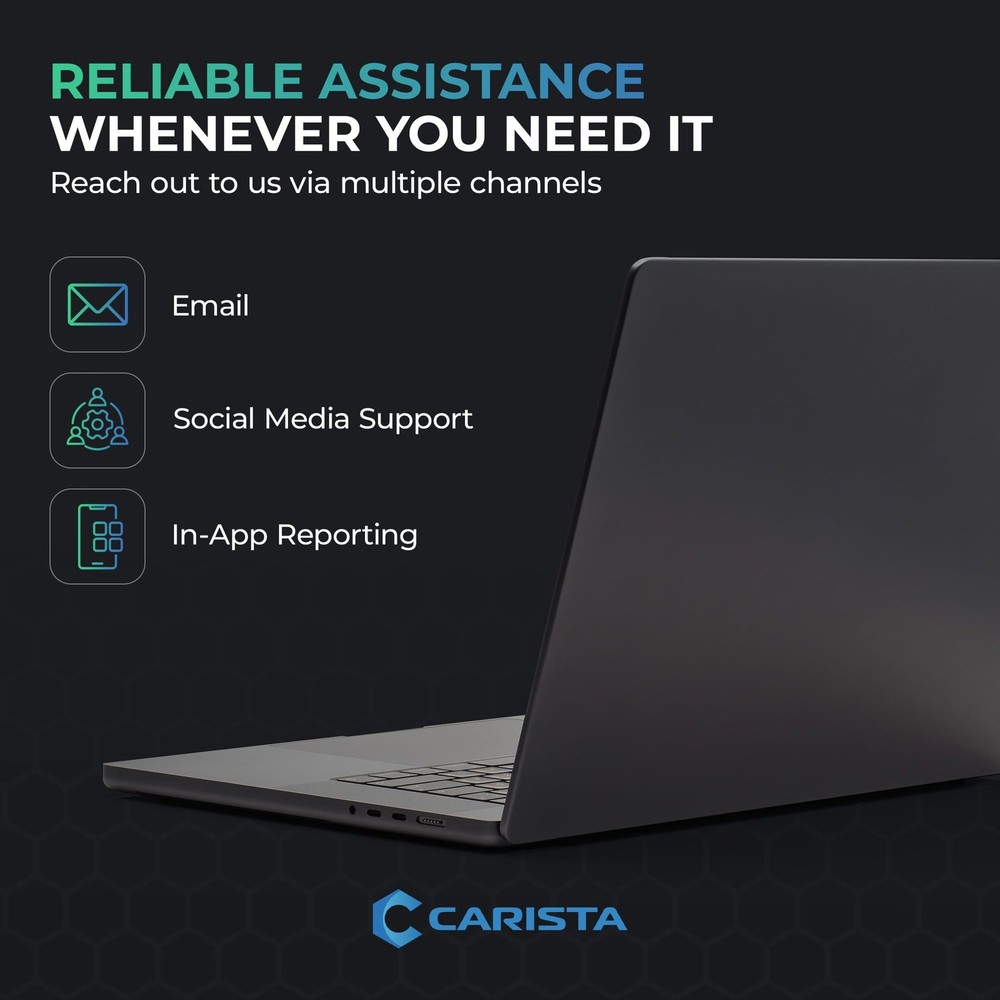 Carista EVO - Bluetooth OBD2 Scanner - Car Diagnostic Tool & Code Black