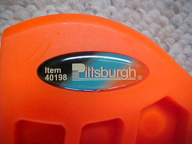 PITTSBURG RUBBER STRAP WRENCH-MODEL 40198-USED