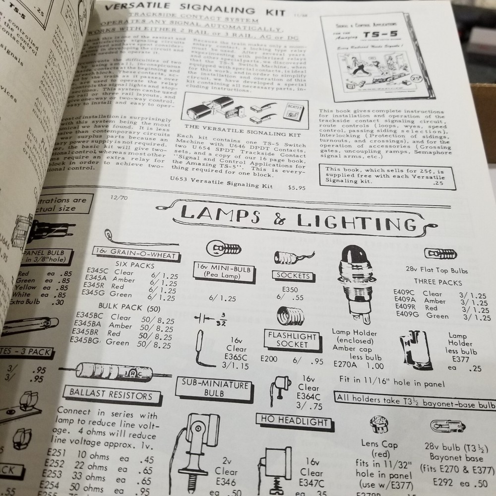 1971 Walthers HO Train Scale Catalog Reference Book