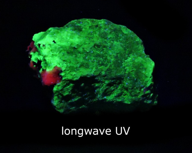 Solid Fluorescent Willemite Mass *Sterling Mine, New Jersey*
