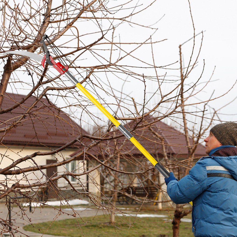 Tree Pruner Pole 26 ft. Saw Branch Limb Pruning Cutter Trimmer Extendable Shaft