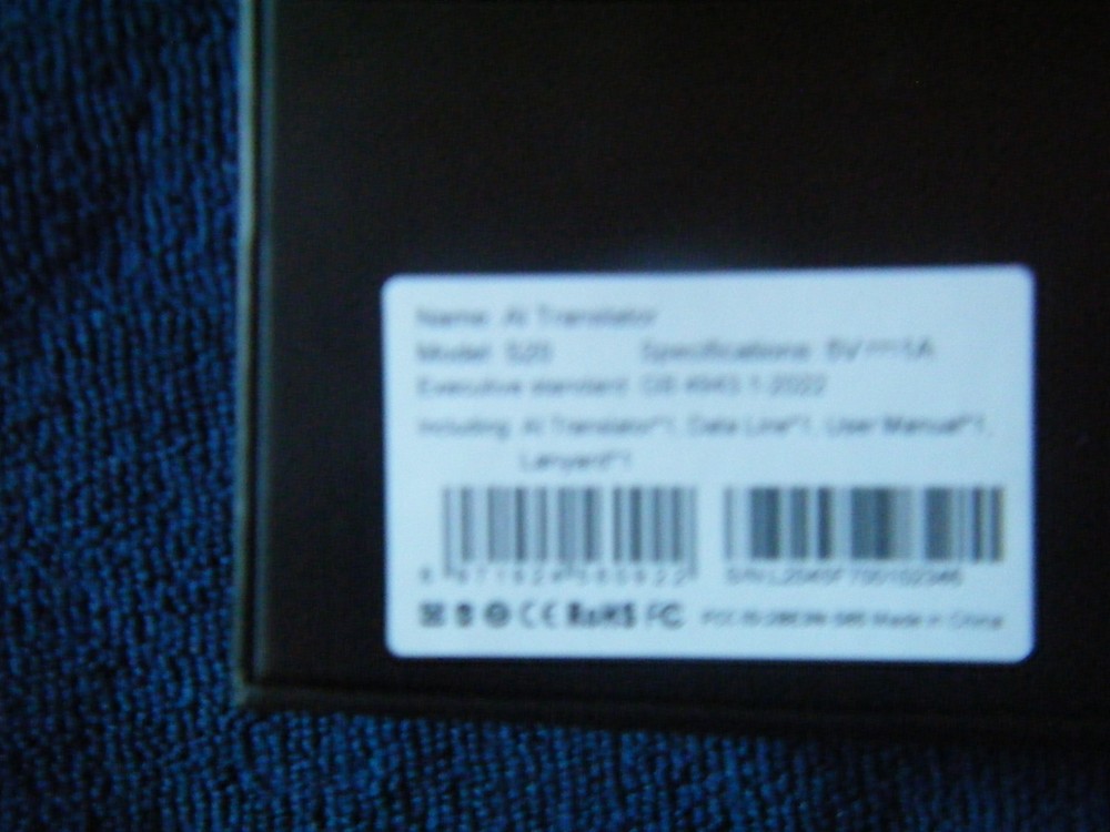 Ai Translator Smart Language Translator Device, Real-Time with 139 Languages