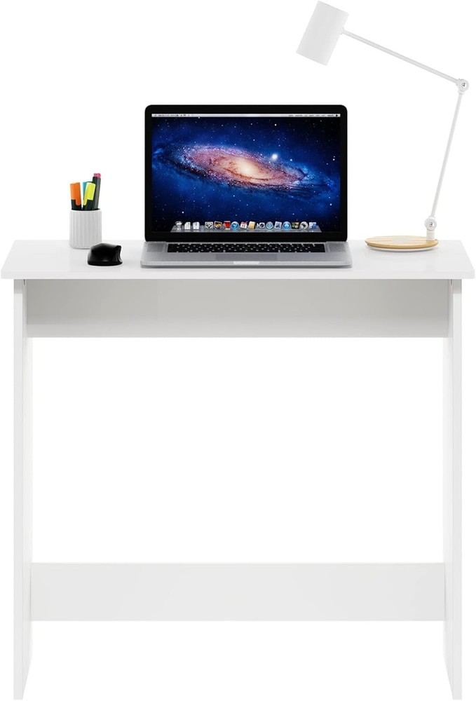 Simplistic Study Table White