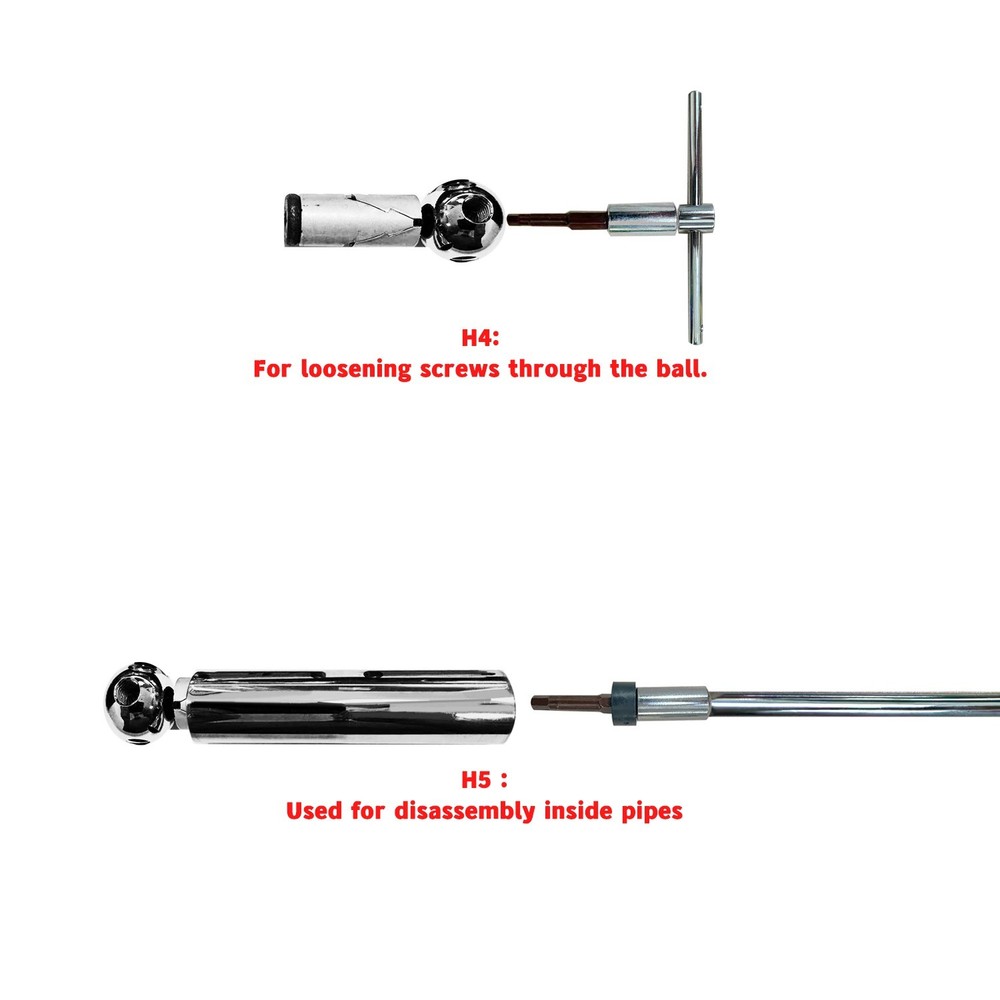 For USM Haller Installation Wrench Set In-pipe tools Includes connector puller
