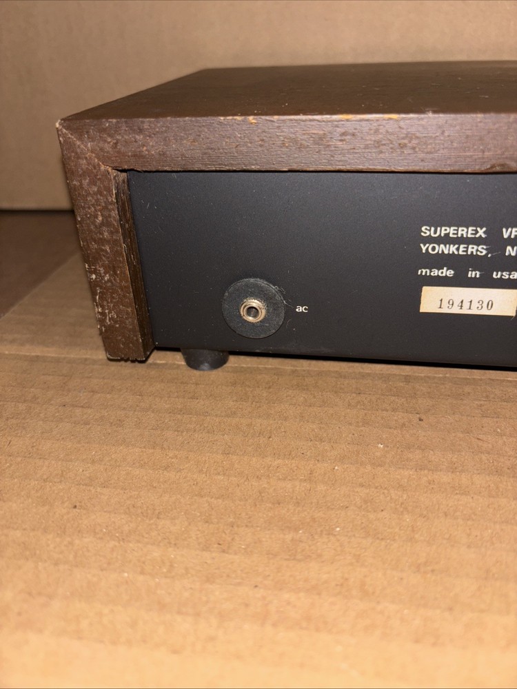 VINTAGE SUPEREX VPS-1 ENHANCER STABILIZER RF CONVERTER COMPONENT RARE Nice!