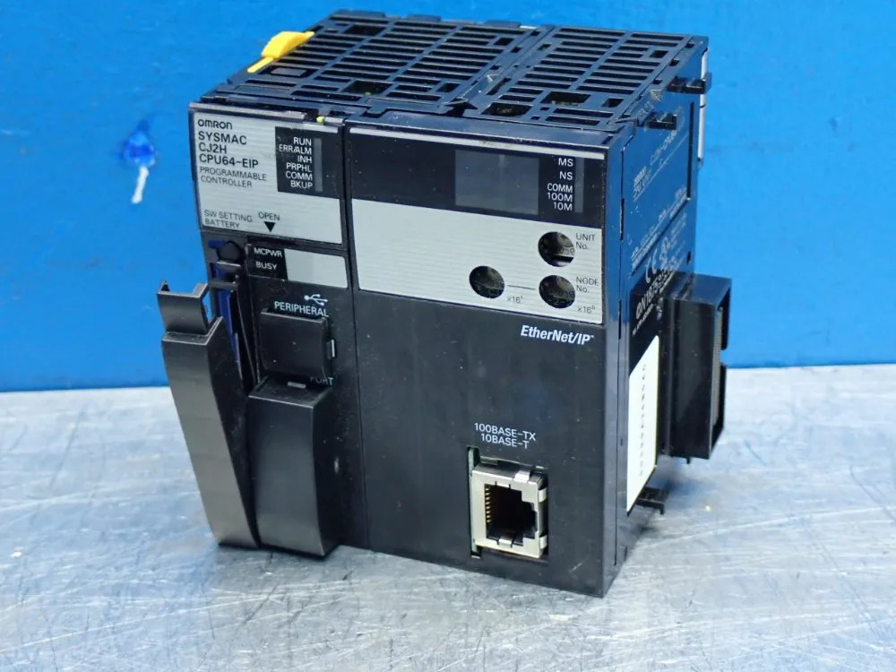 OMRON CJ2H-CPU64-EIP CJ-SERIES CPU MODULE UNIT 160K DATA MEMORY CAPACITY, 25