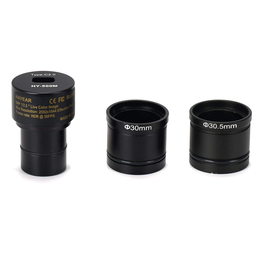 HD 5MP CMOS USB 2.0 Microscope Camera Ocular Adapter Electronic Digital Eyepiece