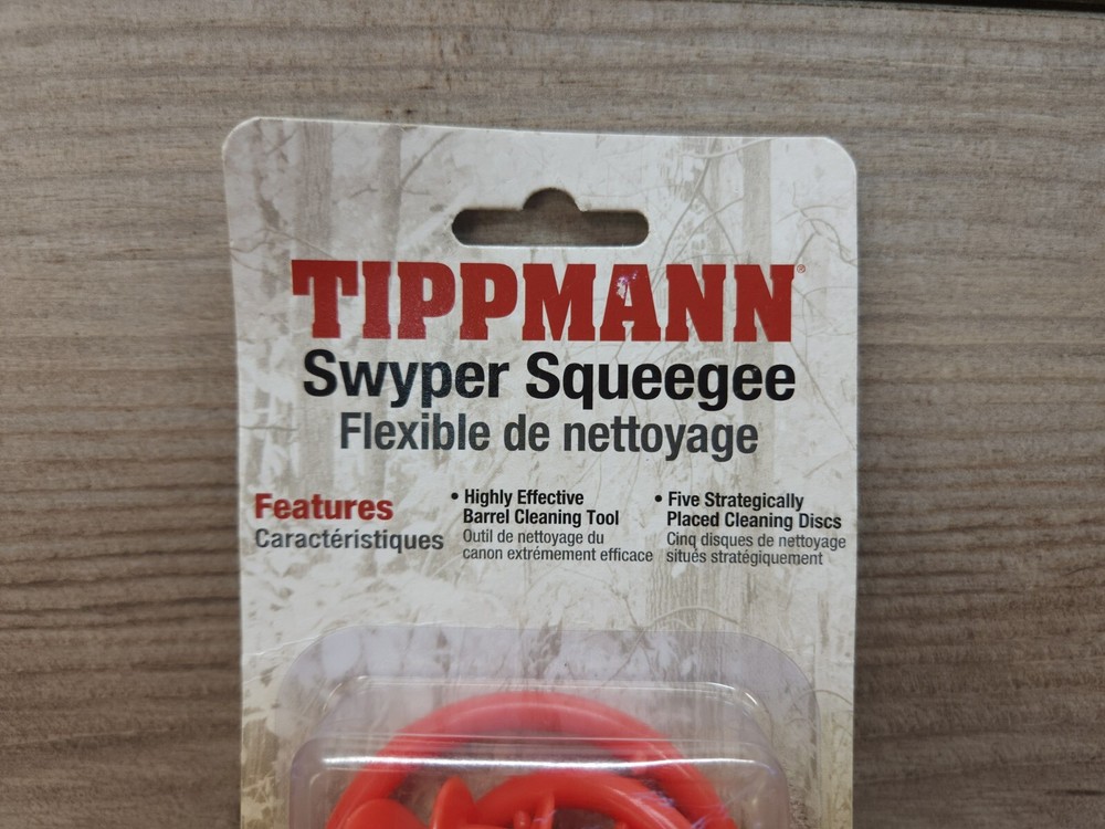 Tippman Swyper Squeegee Barrel Cleaning Tool Paintball Red Flexible Pull Through