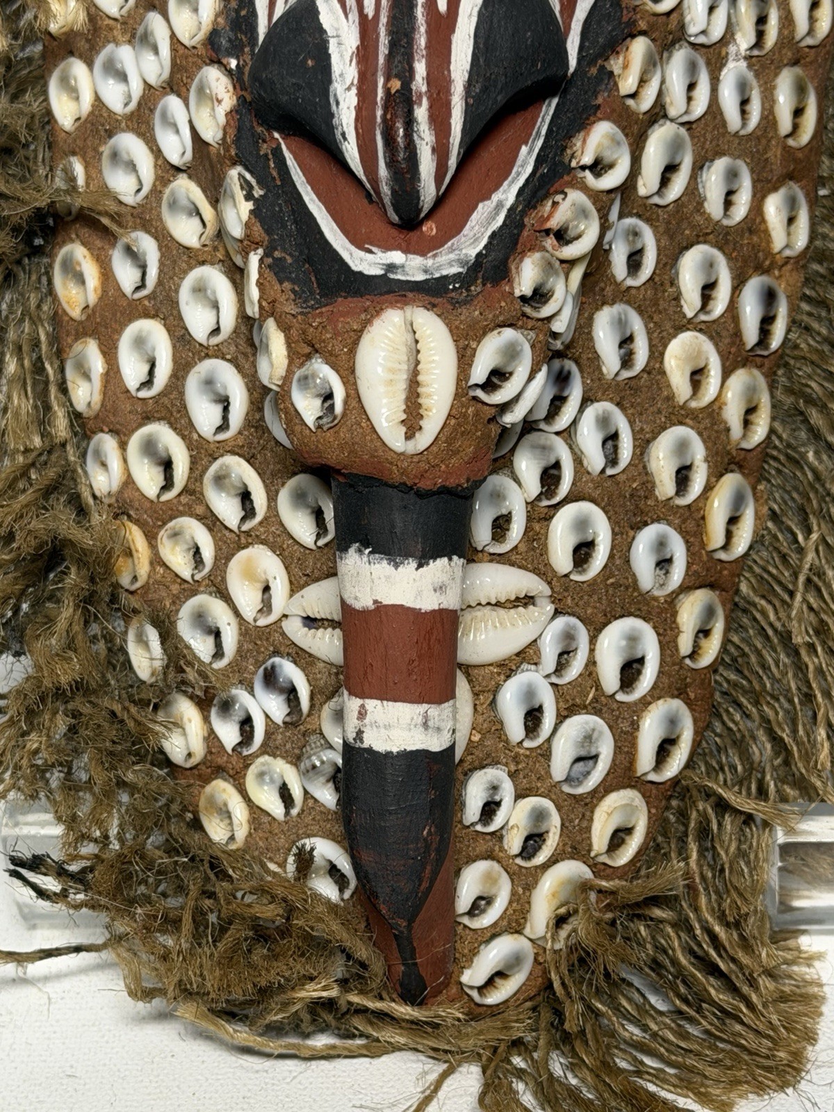Papua New Guinea Mask “Mei” Or “Long Nosed” Sepik River Region Latmul People