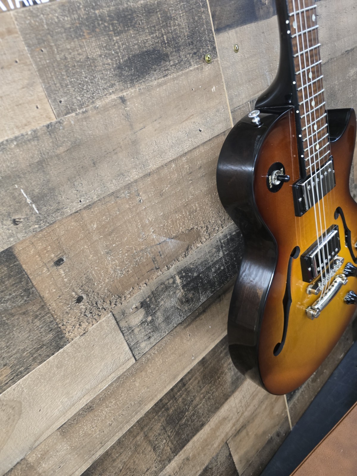 2016 Gibson ES Les Paul Semi-Hollow Vintage Sunburst W/ Ohsc. 6.2 Lb